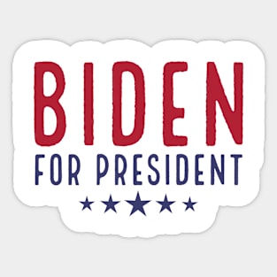 Joe biden for president 2020 Sticker